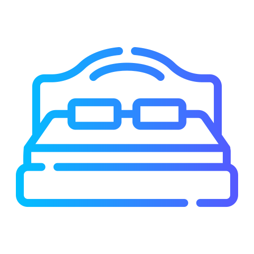 3 bedrooms with attached bathrooms